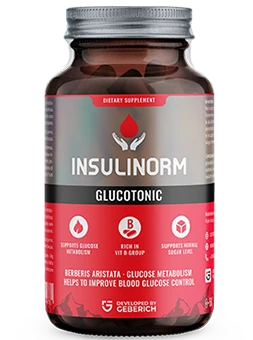 Insulinorm: Confezione dell'integratore naturale in capsule per glicemia e diabete.