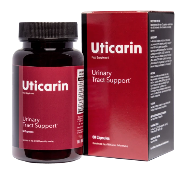 Confezione Uticarin: integratore naturale per cistite e infezioni urinarie